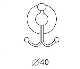 ARTE - Metal robe hook by GUGLIELMI RUBINETTERIE - view 3